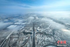 雄安迎来今冬首场降雪